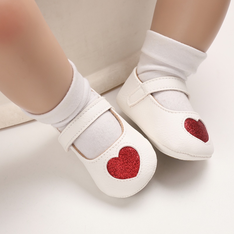Baby / Toddler Heart Solid Prewalker Shoes